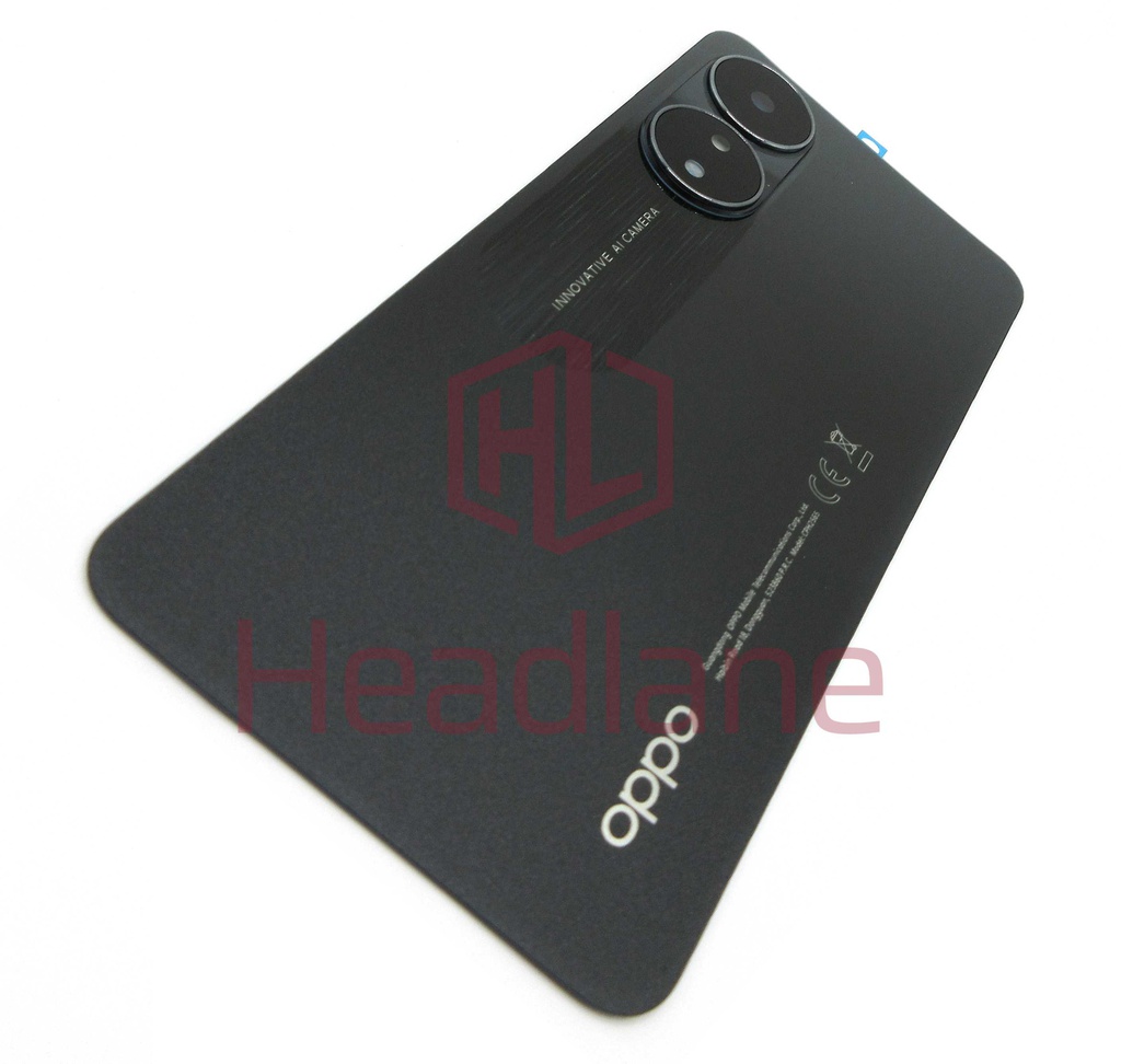 Oppo CPH2565 A78 4G Back / Battery Cover - Black