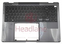 Samsung NP965QFG Galaxy Book3 Pro 360 5G Top Cover + Keyboard (UK QWERTY) - Graphite