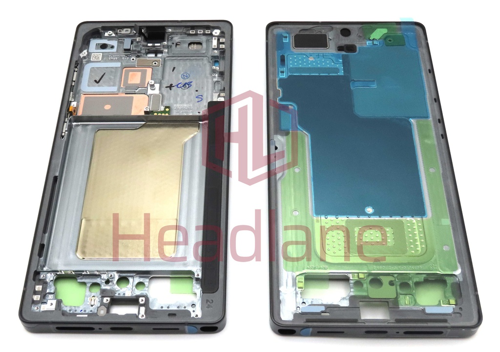 Samsung SM-S938 Galaxy S25 Ultra Display Frame / Chassis - Titanium Jetblack