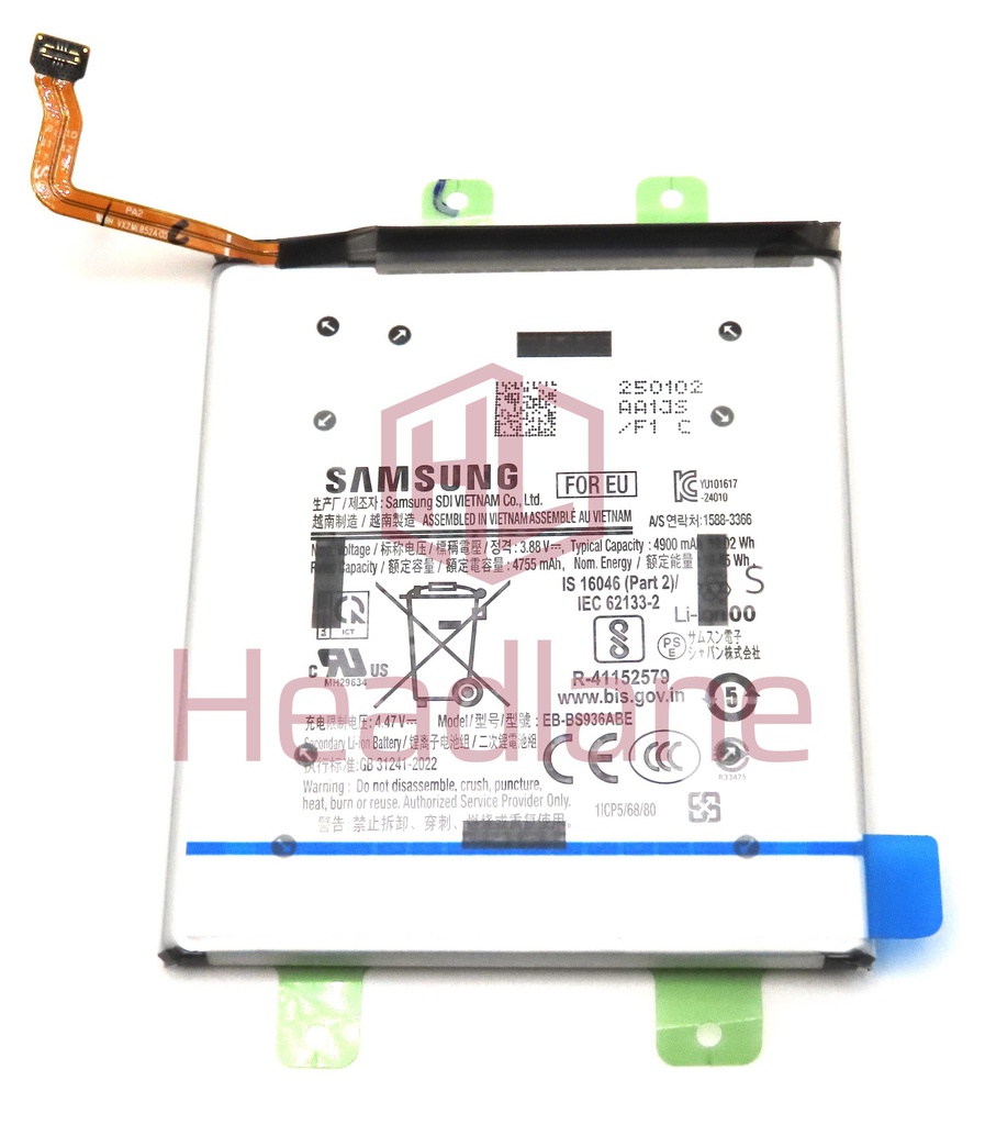 Samsung SM-S936 S731 Galaxy S25+ / Plus / S25 FE EB-BS936ABE 4900mAh Battery