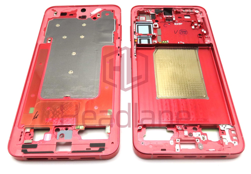 Samsung SM-S936 Galaxy S25+ / Plus Display Frame - Coralred