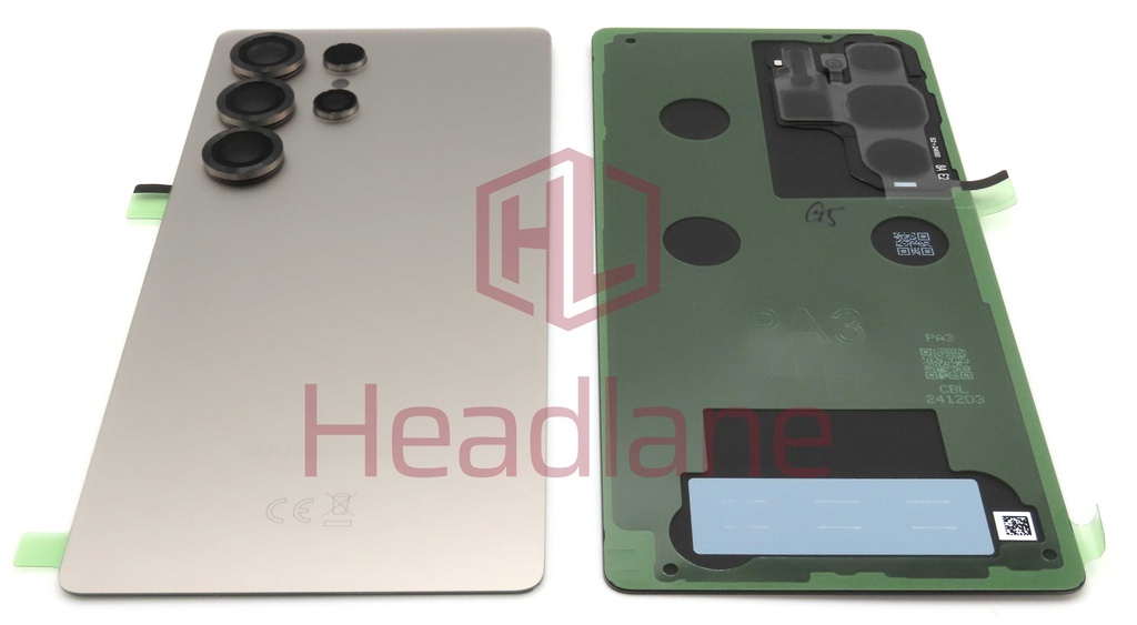 Samsung SM-S938 Galaxy S25 Ultra Back / Battery Cover - Titanium Grey