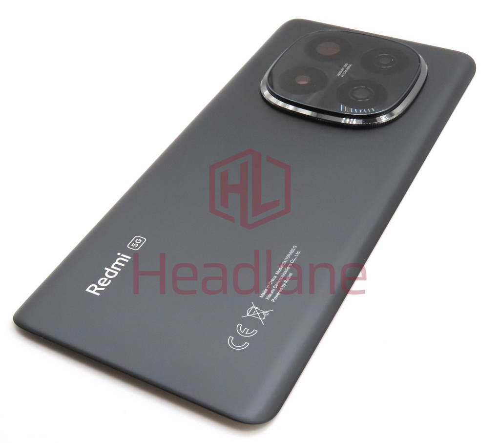 Xiaomi Redmi Note 14 Pro+ 5G Back / Battery Cover - Midnight Black