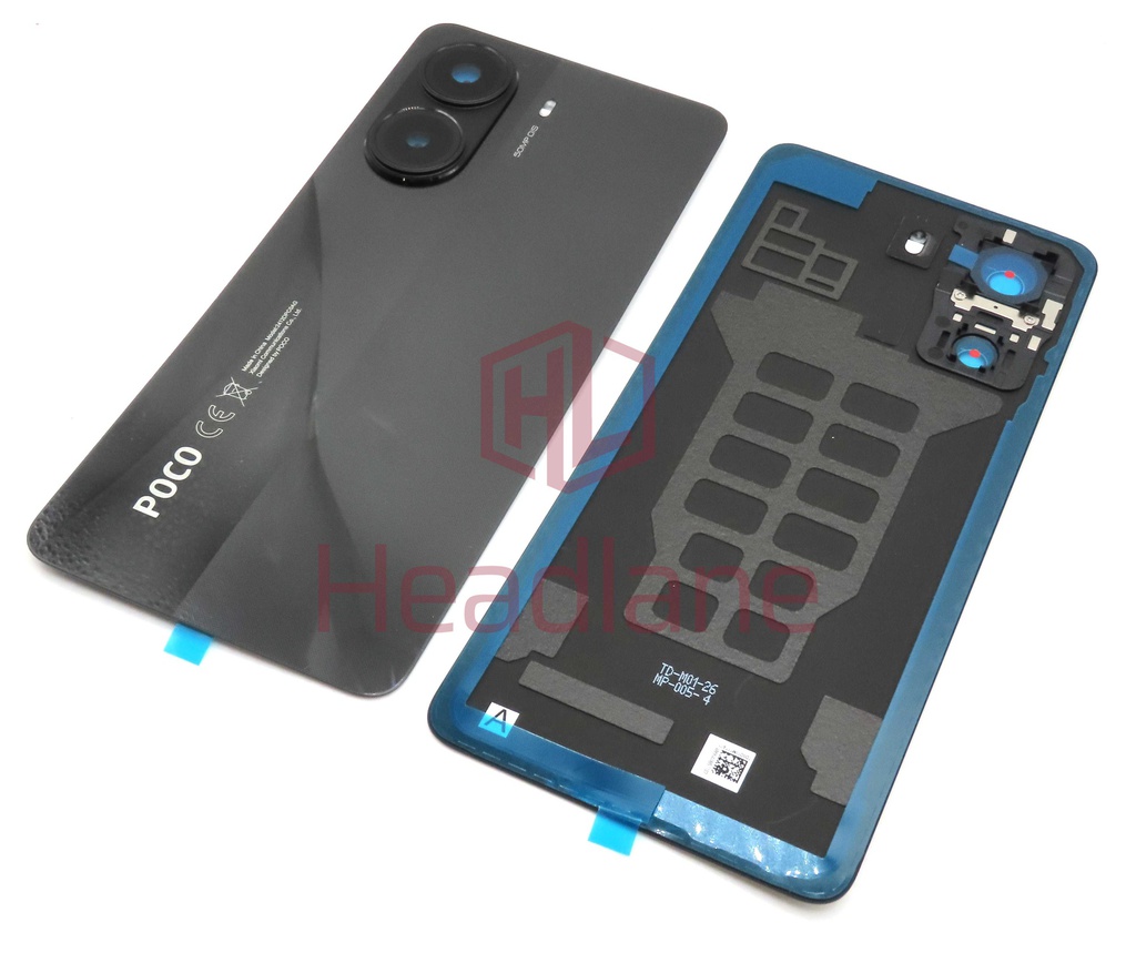 Xiaomi Poco X7 Pro Back / Battery Cover - Black