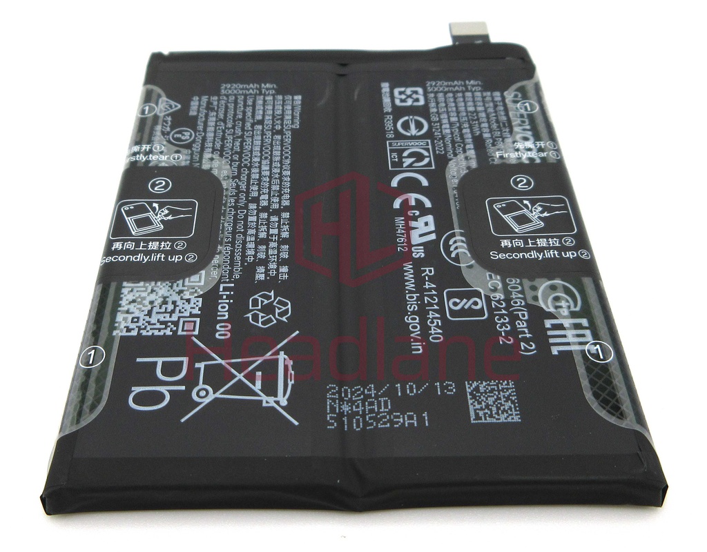 OnePlus 13 BLPB09 6000mAh Battery