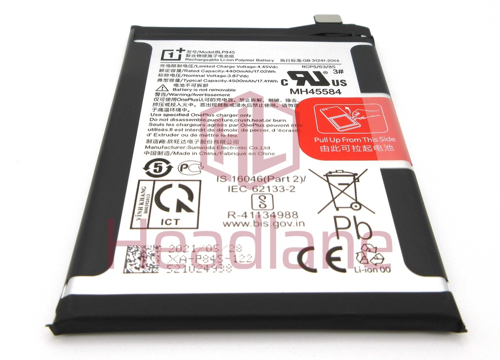 OnePlus Nord CE BLP845 4500mAh Internal Battery