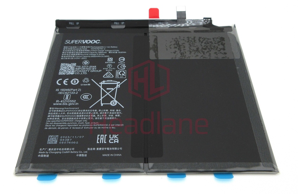 OnePlus Pad Go / Oppo Pad Neo BLT008 8000mAh Internal Battery