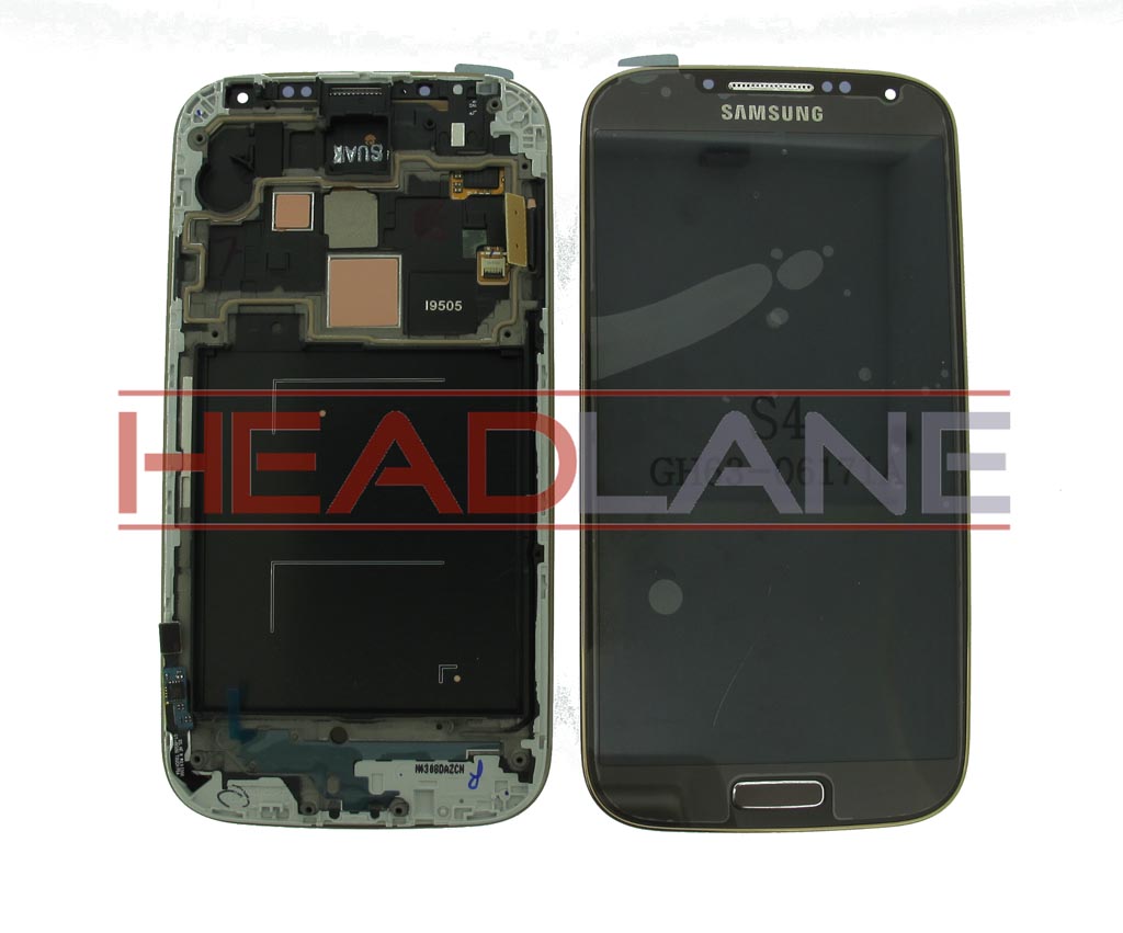 Samsung GT-I9505 Galaxy S4 LTE LCD Display / Screen + Touch - Gold Brown