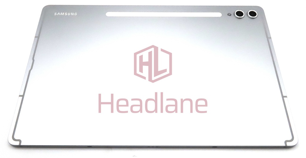 Samsung SM-X820 X826 Galaxy Tab S10+ (WiFi / 5G) Back / Battery Cover +  EB-BX828ABE Battery - Platinum Silver