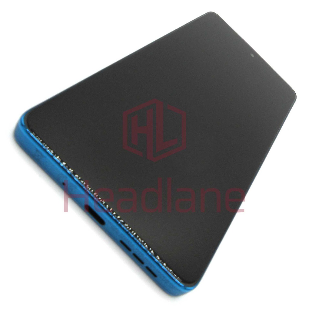 Motorola XT2437 G75 5G LCD Display / Screen + Touch - Aqua Blue