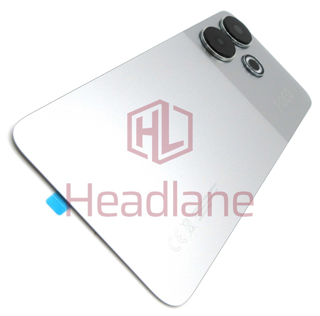 Xiaomi Poco M6 Back / Battery Cover - Silver