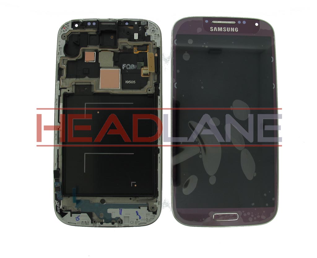 Samsung GT-I9505 Galaxy S4 LTE LCD Display / Screen + Touch - Purple