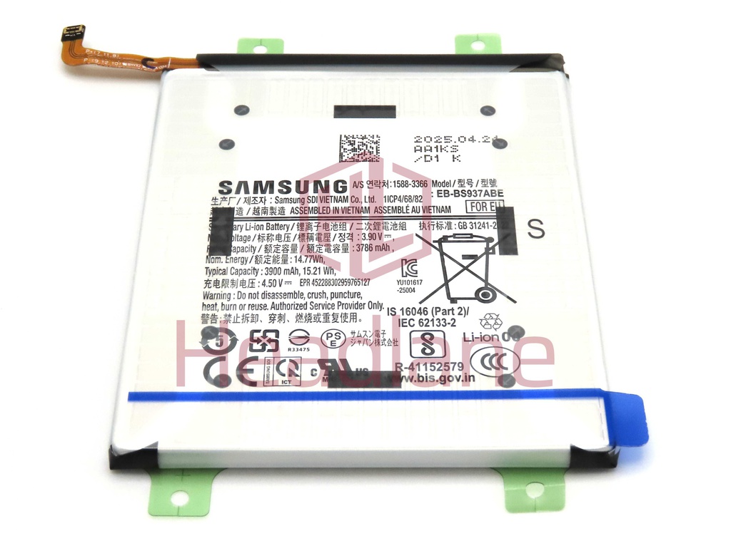 Samsung SM-S937 Galaxy S25 Edge EB-BS937ABE 3900mAh Battery