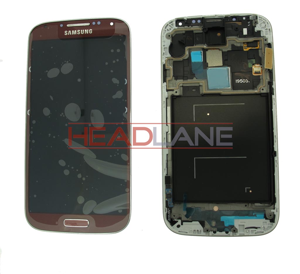 Samsung GT-I9505 Galaxy S4 LTE LCD Display / Screen + Touch - Red