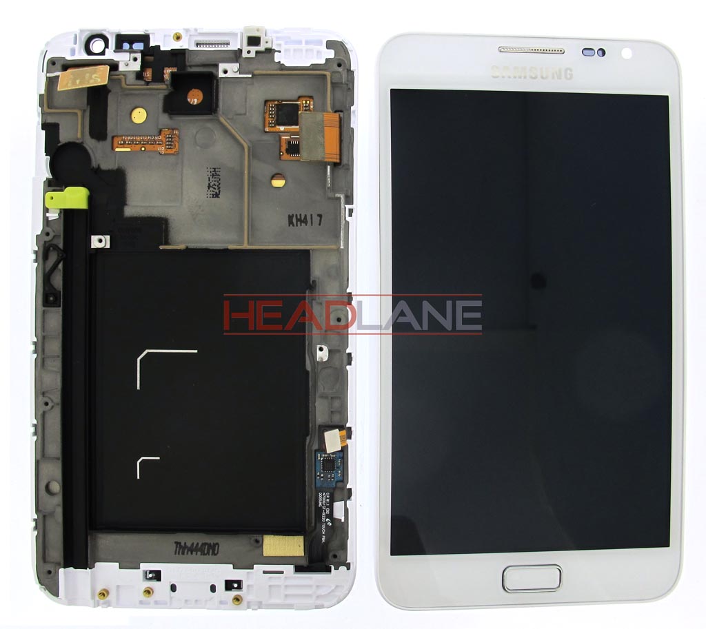 Samsung GT-N7000 Galaxy Note LCD Display / Screen + Touch - White