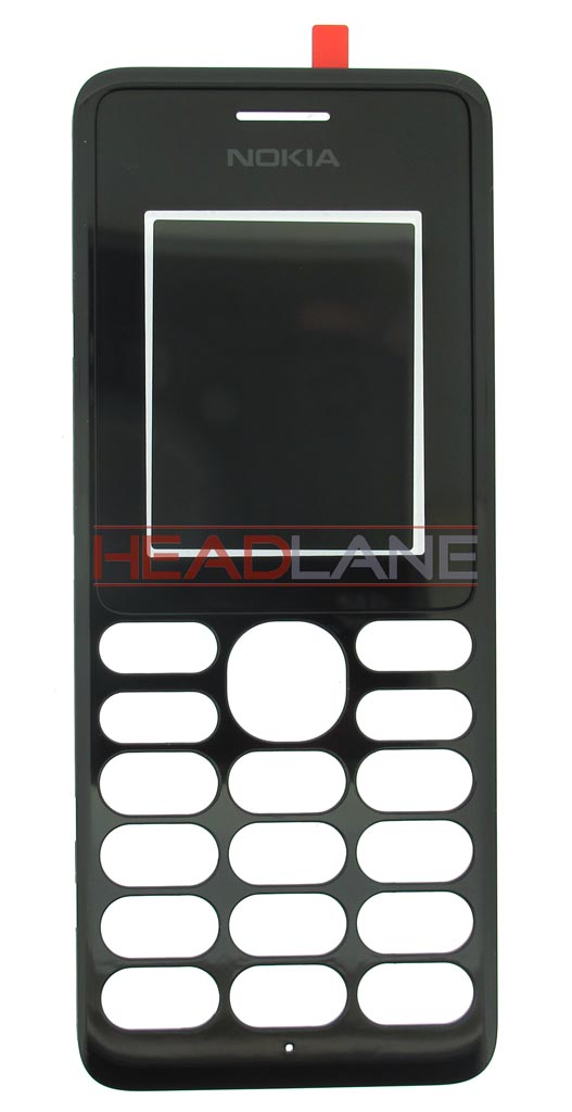 Nokia 108 Black Front Cover - 02504J2