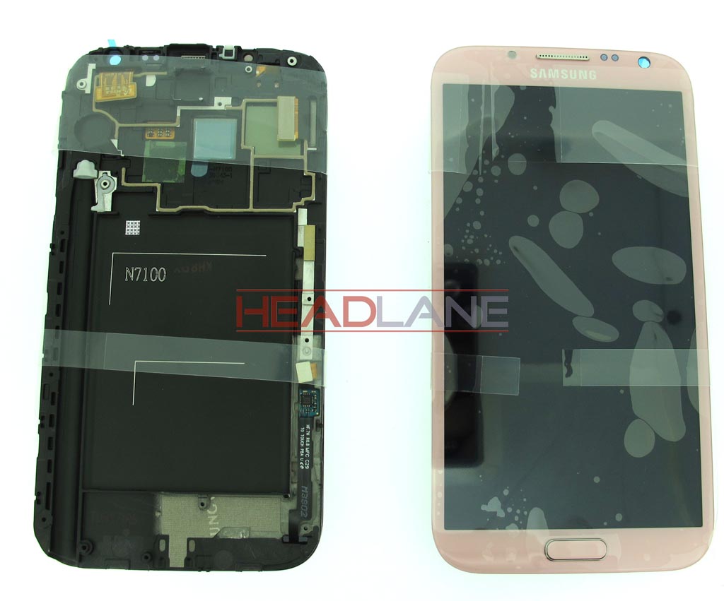 Samsung GT-N7100 Galaxy Note 2 LCD / Touch - Pink