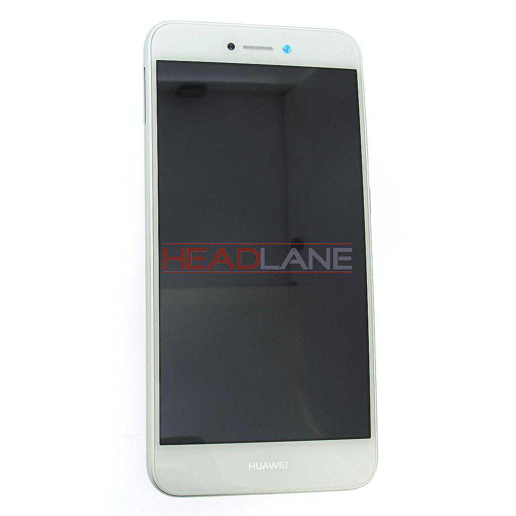 Huawei P8 Lite (2017) LCD Display / Screen + Touch + Battery Assembly - White