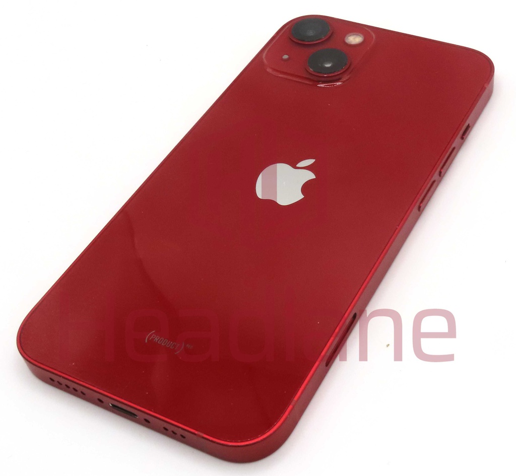 iPhone 13 Back / Battery Cover + Small Parts - Red (Pulled - Grade C)