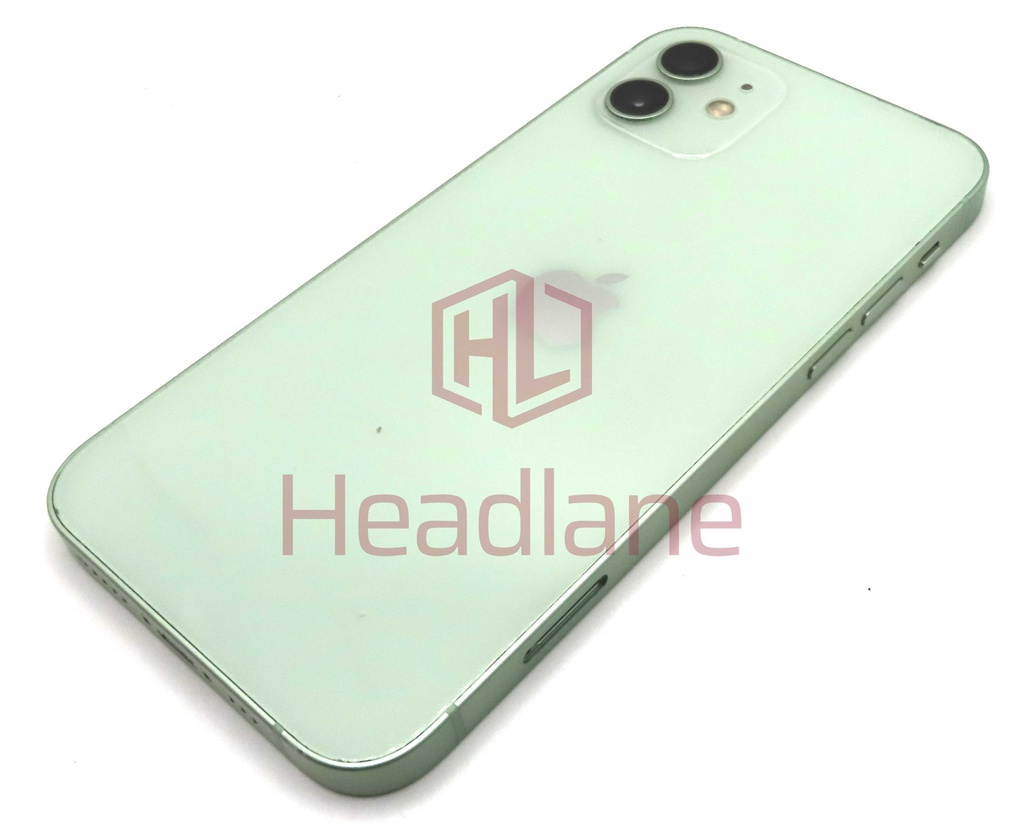 iPhone 12 Back / Battery Cover + Small Parts - Green (Pulled - Grade C)