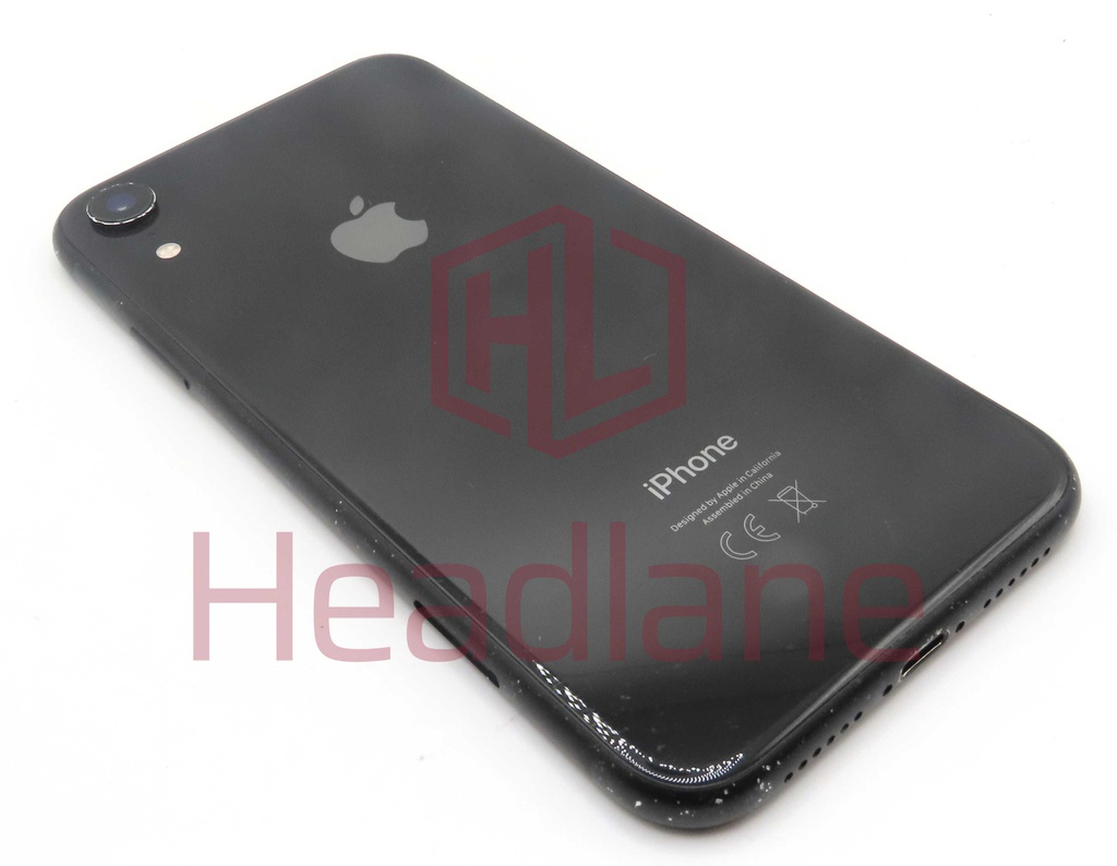Apple iPhone XR Back / Battery Cover + Small Parts - Black (Pulled - Grade C)