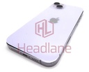iPhone 14 Plus Back / Battery Cover + Small Parts - Purple (Pulled - Grade C)
