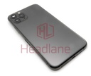 Apple iPhone 11 Pro Back / Battery Cover + Small Parts - Space Grey (Pulled - Grade C) (No Camera)