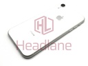 Apple iPhone XR Back / Battery Cover + Small Parts - White (Pulled - Grade C) (No Camera)