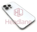 iPhone 14 Pro Back / Battery Cover + Small Parts - Silver (Pulled - Grade C) (No Camera)