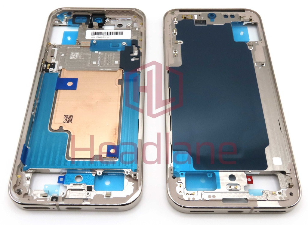 Google Pixel 9 Pro XL Middle Cover / Chassis - Porcelain / White