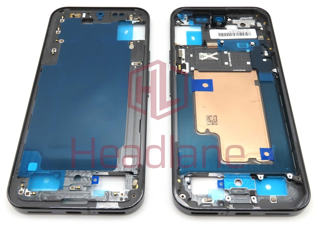 Google Pixel 9 Pro XL Middle Cover / Chassis - Obsidian / Black