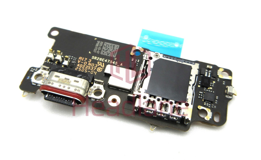 Motorola XT2551 Razr 60 Ultra Charging Port Flex + SIM Card Reader