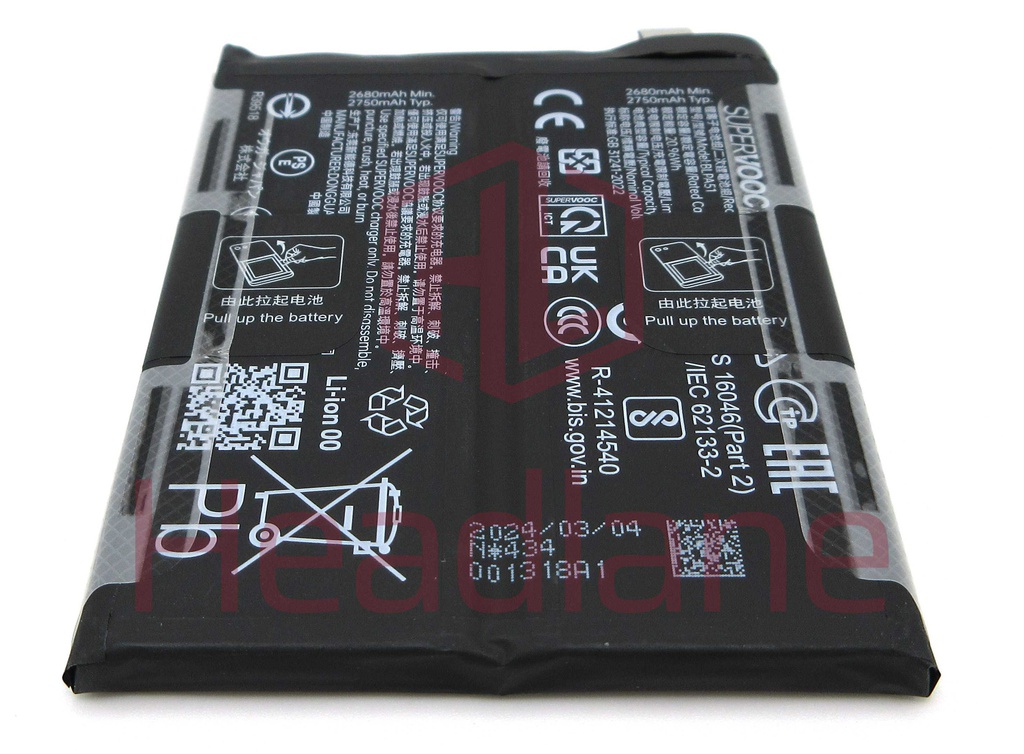 Realme RMX3851 RMX3853 GT6 GT 6T BLPA51 5000mAh Battery