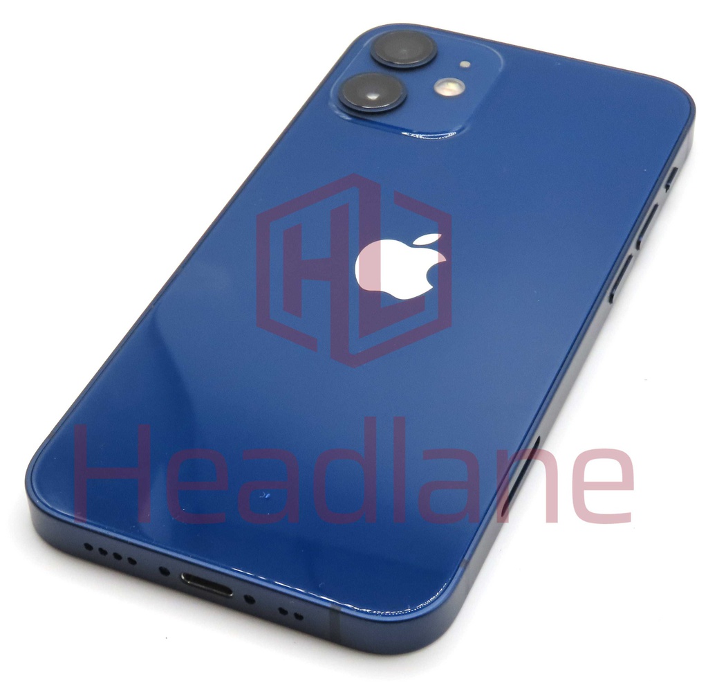 Apple iPhone 12 Mini Back / Battery Cover + Small Parts - Blue (Pulled - Grade B)