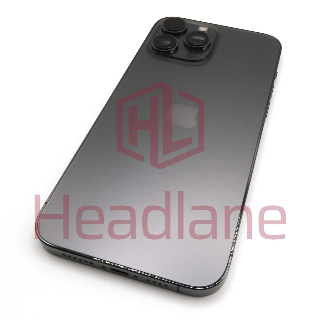 iPhone 13 Pro Max Back / Battery Cover + Small Parts - Graphite (Pulled - Grade A) (No Camera)