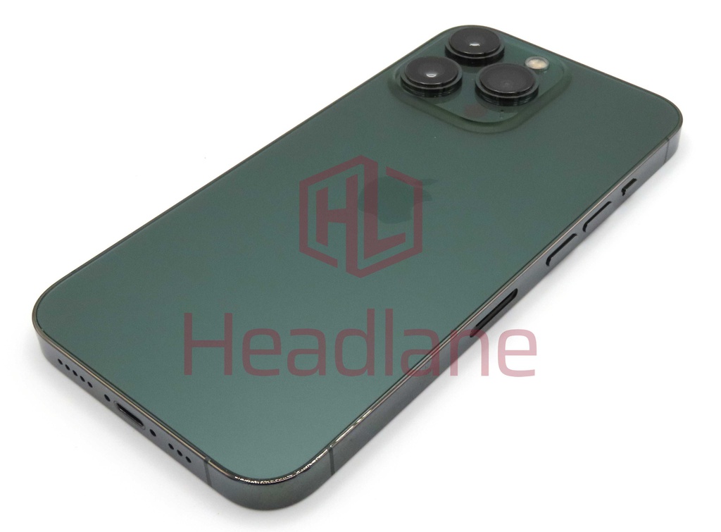 iPhone 13 Pro Back / Battery Cover + Small Parts - Green (Pulled - Grade B)