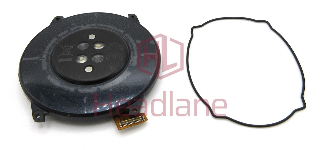 Honor MagicWatch 2 (46mm) Back / Battery Cover + Battery - Black