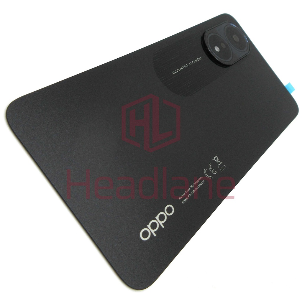 Oppo CPH2579 A38 Back / Battery Cover - Glowing Black