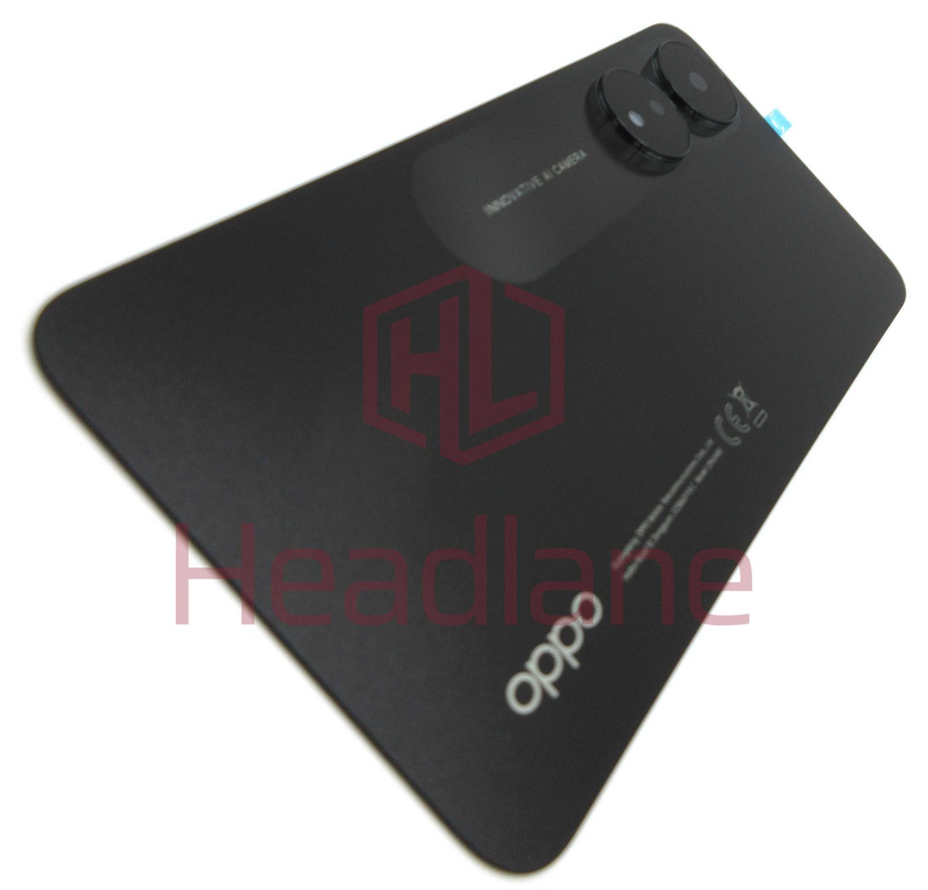 Oppo CPH2483 A78 5G Back / Battery Cover - Black