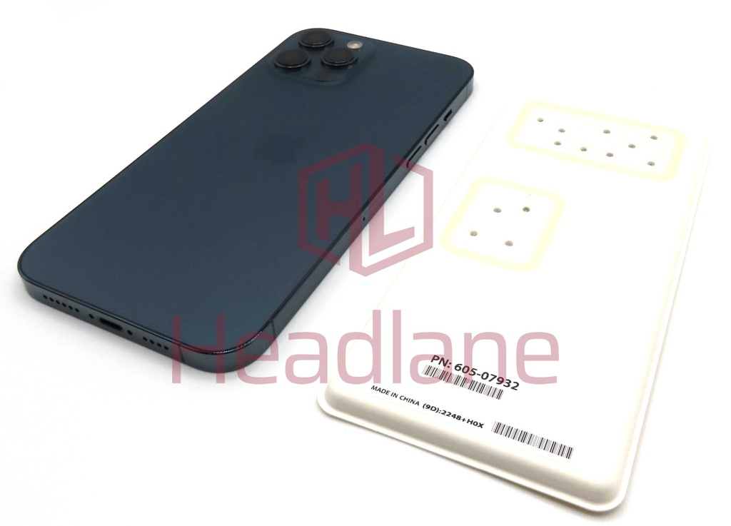 Apple iPhone 12 Pro Max Rear Assembly + Logic Board 256gb - Pacific Blue (Service Pack)