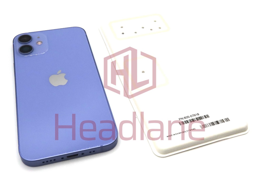 Apple iPhone 12 Mini Rear Assembly + Logic Board 256gb - Purple (Service Pack)