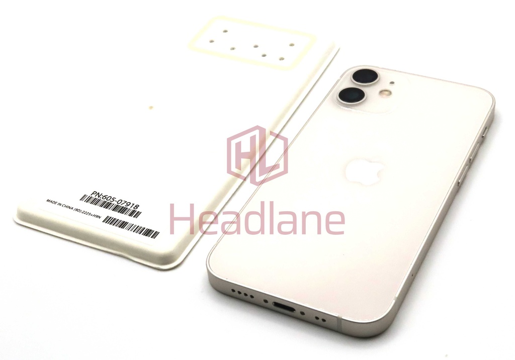 Apple iPhone 12 Mini Rear Assembly + Logic Board 128gb - White (Service Pack)