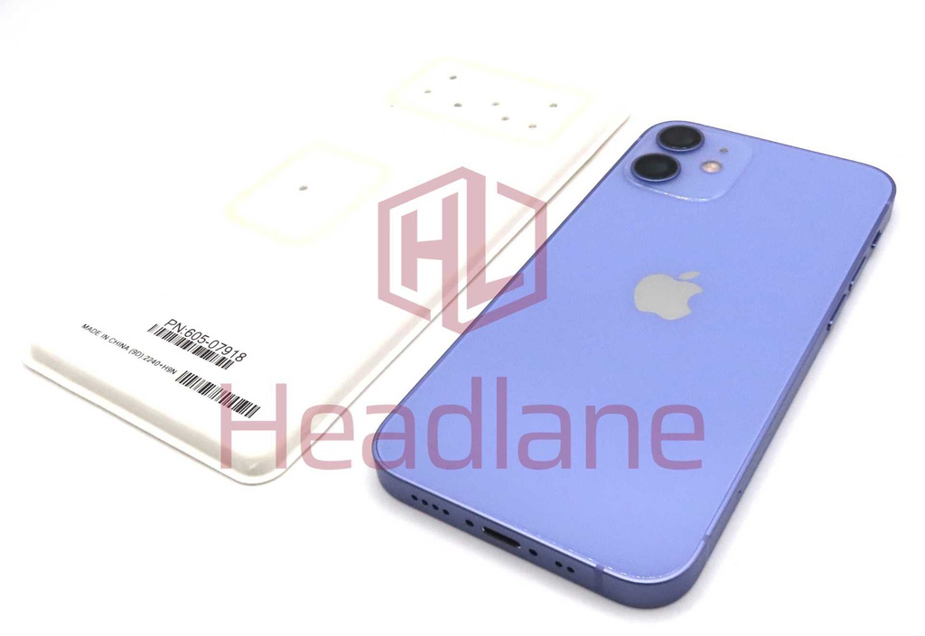 Apple iPhone 12 Mini Rear Assembly + Logic Board 64gb - Purple (Service Pack)
