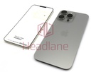 Apple iPhone 15 Pro Max Back / Battery Cover - Natural Titanium (Service Pack)