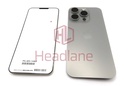 Apple iPhone 15 Pro Back / Battery Cover - Natural Titanium (Service Pack)