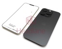 Apple iPhone 15 Pro Back / Battery Cover - Black Titanium (Service Pack)