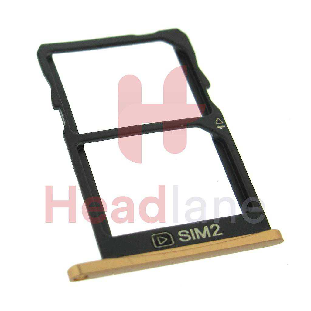 Nokia 5 TA-1053 Dual SIM Card Tray - Orange / Copper 