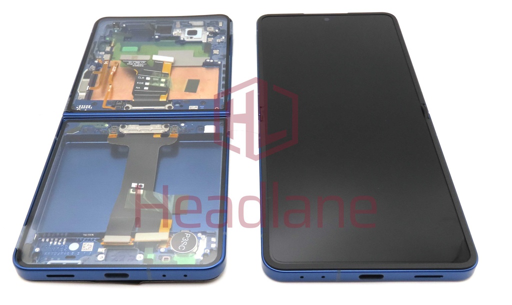 Samsung SM-F766 Galaxy Z Flip7 LCD Display / Screen + Touch - Blue Shadow
