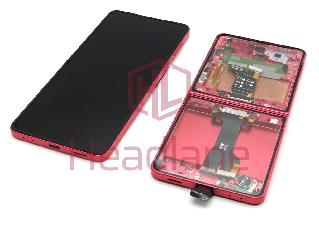 Samsung SM-F766 Galaxy Z Flip7 LCD Display / Screen + Touch - Coralred