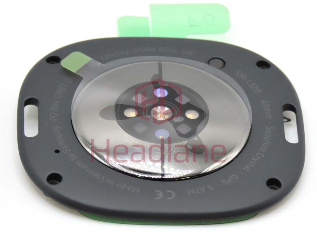 Samsung SM-L320 Galaxy Watch8 40mm (WiFi / Bluetooth) Back / Battery Cover - Graphite